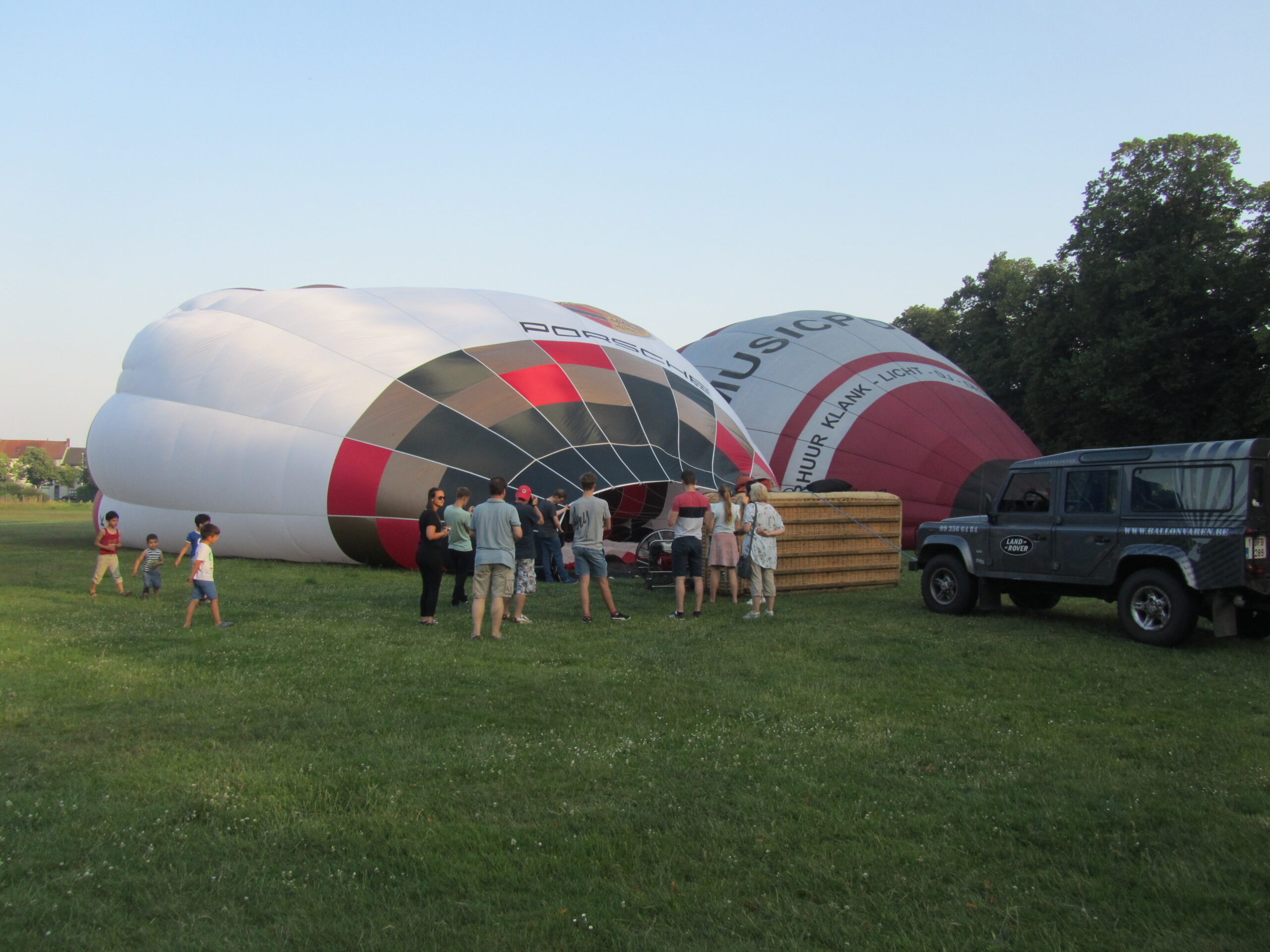 Opbouw luchtballonnen België